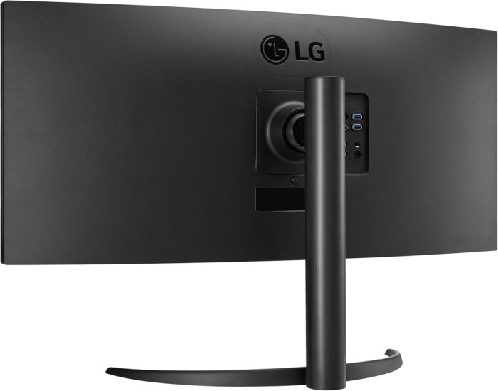 LG 34WR55QK-B 34-inch UltraWide WQHD (3440 x 1440) Curved Computer Monitor, 100Hz, 5ms, HDR10, Reader Mode, HDMI, DisplayPort, USB Type-C, Tilt/Height Adjustable Stand, Black - Image 7