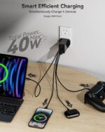 Aerostralia USB C Fast Charger - 40W Dual USB-C Phone Charger, 4-Port 20W Power Adapter with QC3.0 Plug, Dual PD USBC Charger & C to C Fast Charging Cable Compatible with iPhone, Mac Book Air, Laptop - Image 5
