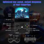 2025 New Upgrade R36MAX Retro Handheld Game Console with 60GB Built-in 15000 Classic Games, Portable Hand Held Open Source Linux System 4.0-in 4k HD IPS Screen Video Player(Gray 60GB) - Image 7