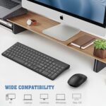 J JOYACCESS Wireless Keyboard and Mouse Combo, Rechargeable J JOYACCESS 2.4G Ergonomic and Slim Quiet Click Compact Keyboard and Mouse Designed for Windows, PC, Laptop,Tablet Black - Image 7