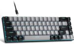 MageGee Portable 60% Mechanical Gaming Keyboard (Grey/Blue Switch)