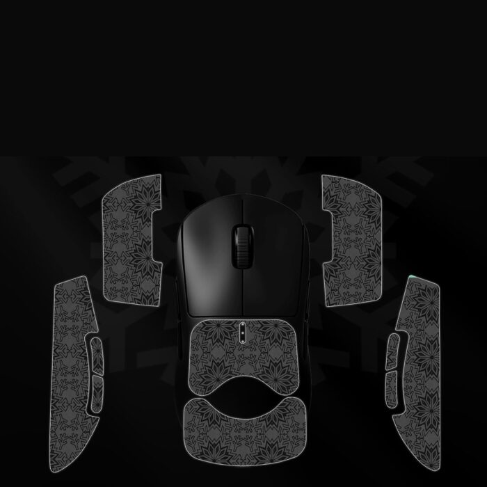 OSHIMA Anti Slip Mouse Tape, Superlight Wireless Gaming Mouse Skin for Logitech G Pro X Superlight Superlight 2 Wireless Gaming Mouse Skins Snow Pattern Sweat Resistant Cut to Fit Easy to Apply - Image 2