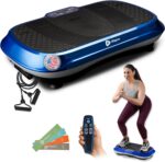 LifePro Vibration Plate Exercise Machine - Whole Body Workout Vibration Fitness Platform w/ Loop Bands - Home Training Equipment for Weight Loss & Toning