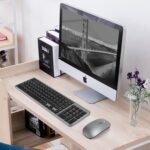 Wireless Keyboard and Mouse Combo-Bluetooth & 2.4G Connection,Silent and Ultra-thin Design,Stylish Metallic Look,Compatible Android/iOS/Windows,Keyboard and Mouse Set for Office Home (36.6X11.9) - Image 6