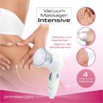 prorelax vacuum massager INTENSIVE | Electric cupping massage | Anti-cellulite device for beautiful and healthy skin | Incl. three different sized attachments | Individually adjustable suction power - Image 3