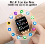 Nemheng Smart Watch for Women Men (Call Receive/Dial) Fitness Tracker Waterproof Smartwatch - Image 8
