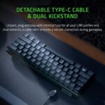 Razer Huntsman Mini Linear Optical Switches (Red) 60% Gaming Keyboard: Chroma RGB Lighting, Pbt Keycaps, Onboard Memory - Black - Image 5