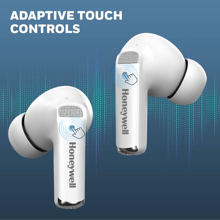 Honeywell Newly Launched Trueno U5100, in-Ear Wireless Hybrid ANC TWS Earbuds, with 33 dB ANC, Low Latency Mode, 6 mics, Bluetooth V5.2, 62 Hours of Playtime, 2 Years Manufaturer Warranty - Image 9