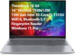 Lenovo ThinkBook 16 G6 16" FHD+ Laptop Computer, 13th Gen Intel 10-Core i5-1335U (Beat i7-1270P), 32GB DDR5 RAM, 1TB PCIe SSD, WiFi 6, Bluetooth 5.1, Fingerprint Reader, Windows 11 Pro, Tilsiy Cable