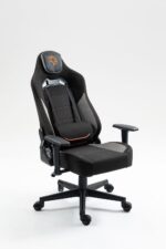 Porodo Gaming Chair with Fabric+PU+Sudede Covered form, Class4 100Mm Gas Lift and 2D - Image 3