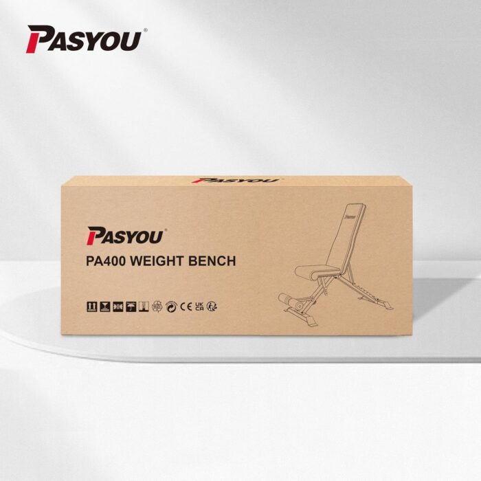 PASYOU Adjustable Weight Bench, Full Body Workout Strength Training Bench Press Foldable Incline Decline Bench Sit Up Exercise Equipment for Home Gym PA300/PA400/PA500 - Image 9