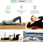 Sissel Spinefitter ® Green | Massager for Back & Balance | Back Trainer Releases Tension & Blockages | Ideal for Pilates and Yoga | For Relaxing the Spine | For Home & Practice - Image 2