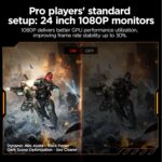KOORUI 24 Inch Gaming Monitor, 165Hz, FHD 1920x1080, 1ms, IPS, Compatible FreeSync G-sync, Tilt Adjustable, Eye Care, VESA Wall Mountable (HDMI, DisplayPort) Black - Image 5