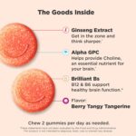 OLLY Laser Focus Gummy, Ginseng, Alpha GPC, B Vitamins, Berry Tangerine Flavor - 36 Count - Image 2