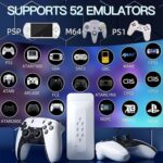 2024 Newest Retro Game Stick – 20,000+ Classic Video Games, 64GB Plug & Play Console with 52 Emulators, Dual 2.4GHz Wireless Controllers, 4K HDMI Output for TV - Image 4