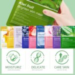 MMOOUP Collagen Essence Sheet Facial Masks, Pack of 8 Hydrating Facial Sheet Mask, Moisturizing Anti-Aging Facial Mask Packs for Daily Skin Care Spa - Image 4