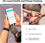 Smart Watch, 1.85" Smartwatch for Men Women (Answer/Make Call), Fitness Tracker with 140+ Sport Modes, IP68 Waterproof, Heart Rate/Sleep/Spo2 Monitor, Pedometer, Activity Tracker for Android iOS - Image 4