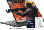 Lenovo 2024 Yoga 7i 2-in-1 AI Laptop, 16" WUXGA Touch, Intel 12-Core Ultra 7 155U (Beat i7-1355U), 16GB LPDDR5X RAM, 1TB SSD, Backlit, FP, FHD IR Webcam, AI Copilot, Win11 Home, W/Portable SSD&Stylus