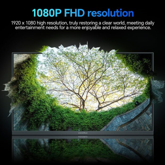 KOORUI 24-Inch Full HD IPS Monitor 1080p, Ultra-thin design, 120Hz 99% sRGB, Adaptive Sync, Ultra-thin, VESA Mountable, Tilt Adjustable, HDMI and VGA, E2411H - Image 4