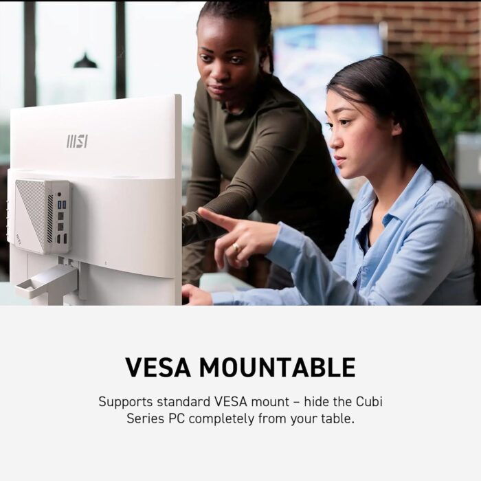 MSI Pro MP2412W 24" VA 1920 x 1080 (FHD) Computer Monitor, 100Hz, Free-Synch, HDMI, DisplayPort, VESA Mountable, Tilt, 1ms, White - Image 10