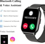 2024 Smart Watch for Women Men, 2.01" Smartwatch Make & Answer Call, Fitness Watch, Blood Pressure, Fitness Tracker, Heart Rate & Sleep, 100+ Sports Activity Tracker Step Counter for Android iOS - Image 3