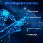 3D VR Glasses with Controller, Blu-ray Eye Protection, Virtual Reality Headset Compatible with 5~7 Inch iOS and Android Smartphones, Ideal for Gaming and Movies, Gift Bluetooth teeth - Image 2