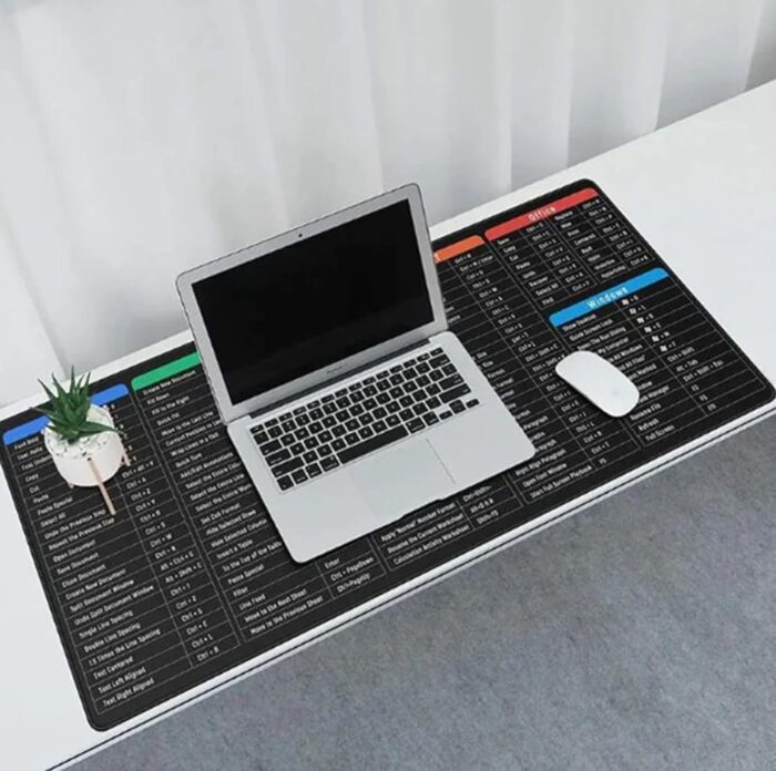 PAKMEZ 2023 New Quick Key Super Large Anti-Slip Keyboard Pad - with Office Software Shortcuts Pattern,Super Large Anti-Slip Keyboard Pad,Desk Mat Office Software Shortcuts Mousepad (800 * 300mm,3mm) - Image 6