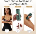 Amifiy Ice Cooling IPL Home Use Hair Removal Device, Laser Hair Removal Machine Painless Epilator for Women Men, 3 Energy Levels & 2 Modes, Face Body Use with Razor & Glasses - Image 8