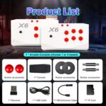 NALACAL Classic Retro Gaming Console, Plug and Play Video Game, Wireless ArcadeStick Controllers Built in 20000+ Games, 4K HD HDMI Output, 15 Classic Emulators, with Dual 2.4G Wireless Controlle - Image 5