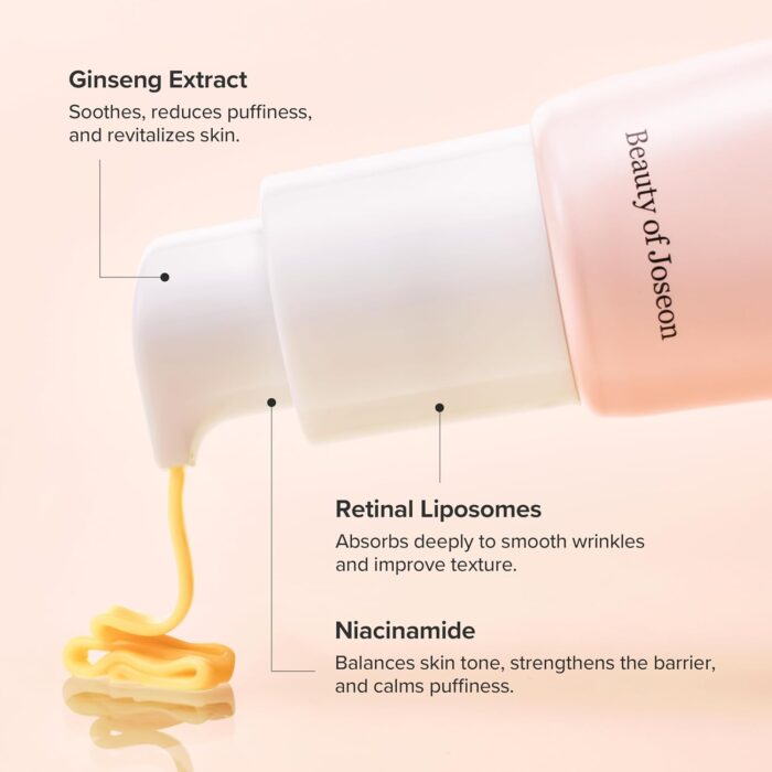 Beauty of Joseon Revive Eye Serum with Ginseng Retinal Niacinamide Korean Eye Cream for Fine Lines, Dark Spots Correcting Puffy Eyes for Face Korean Skincare For Men and Women 30ml - Image 4