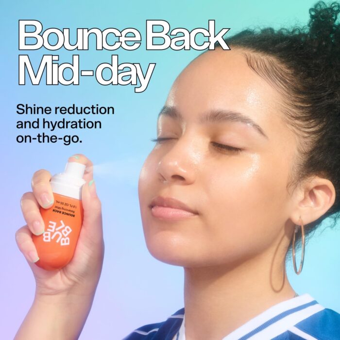 Bubble Skincare Bounce Back Balancing Facial Toner Mist - Hydrating Toner Spray + Pore Minimizer Made with Sea Water and Niacinamide to Help Improve Texture & Radiance (55ml) - Image 3
