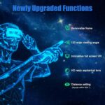 AEVRG VR Headset Adjustable 3D VR Glasses Virtual Reality Headset HD Blu-ray Eye Protected Support 5~7 Inch, Black for Android Smartphone - Image 7