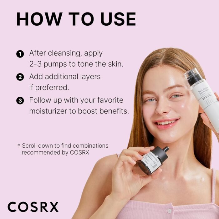 COSRX 6 x Peptide Collagen Booster Toner Serum 150 ml / 5.07 Fl.Oz, Skin Renewal Boosting Facial Essence, Niacinamide & Hyaluronic Acid for All Skin Types, Korean Skincare, Paraben Free - Image 7