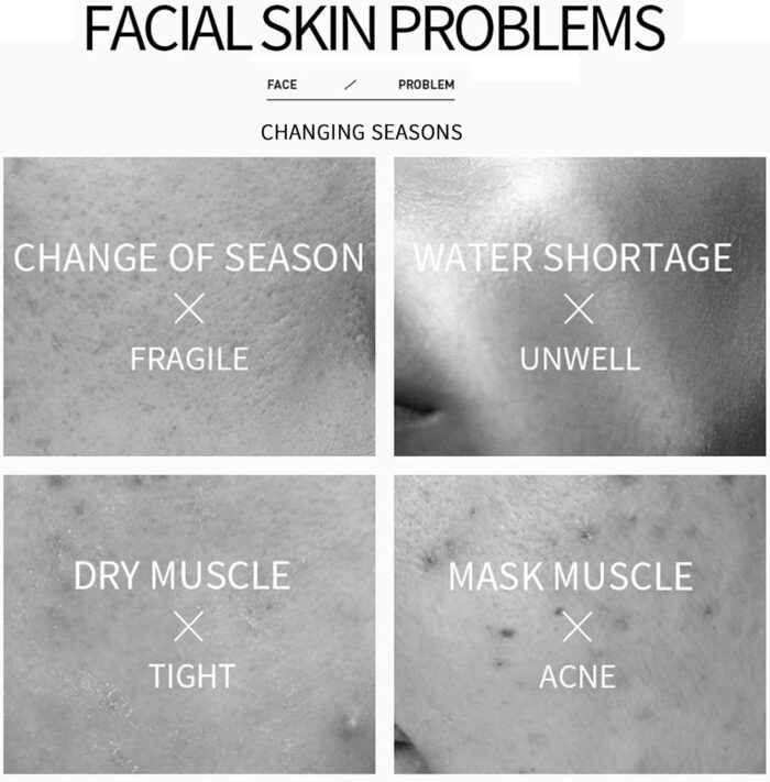 MMOOUP Collagen Essence Sheet Facial Masks, Pack of 8 Hydrating Facial Sheet Mask, Moisturizing Anti-Aging Facial Mask Packs for Daily Skin Care Spa - Image 3