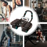 SKY-TOUCH 4-Wheel Automatic Rebound Ab Roller - Ultimate Core Strength Trainer with Elbow Supports, Knee Mat, and Timer for Effective Abs Workouts,36 * 23 * 25cm,Black - Image 7