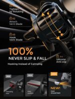 AINOPE Gravity Car Phone Holder 2025 Upgrade Mobile Holder for Car Vent Auto Lock Hands-Free Accessories Interior fits for All 4-7 IN Phone Samsung Galaxy S25 S24 Ultra iPhone 16 Pro Max Plus 15 14 - Image 6