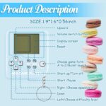 KASTWAVE Brick Game Console Keychain, 6 Pieces Video Game Party Favors Mini Brick Game Toy Keychain Game Console Birthday Festival Favor (Purple, Orange, Blue, Red, Green, Pink, Classic Style) - Image 2