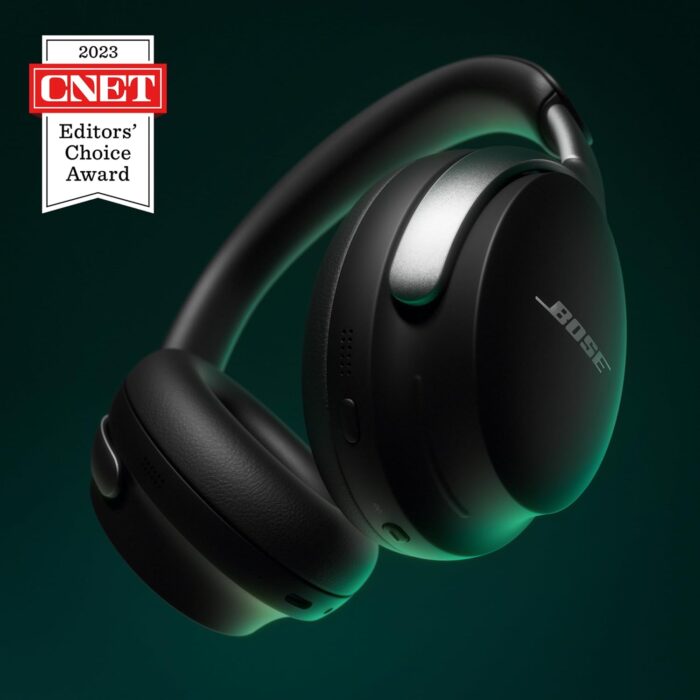 Bose QuietComfort Ultra Wireless Noise Cancelling Headphones with Spatial Audio, Over-the-Ear Headphones with Mic, Up to 24 Hours of Battery Life, Black 2023 - Image 2