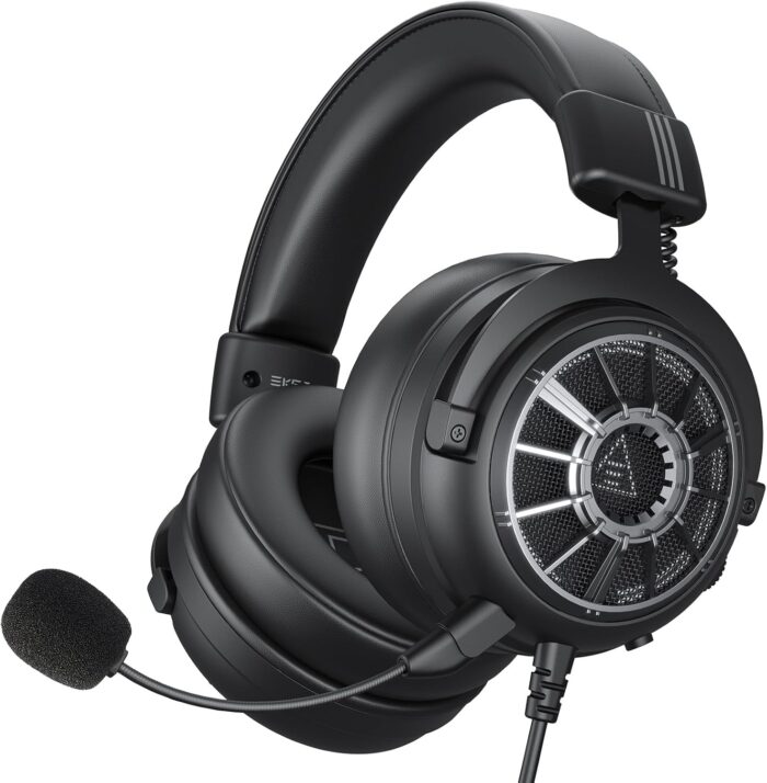 EKSA StarEngine S Gaming Headset, Gaming Headphones for PC, PS4/PS5, Switch, Xbox One/Series X/S & Mobile with Detachable Microphone, 3.5mm Wired Headphone