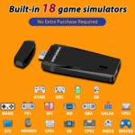SHEPUDRUC Wireless Retro Handheld Game Console, Game Console Stick Built-in 20000+ Plug-and-Play Video Games, Equipped with 18 Simulators, 4K HDMI Output and Dual 2.4G Controller（50GB Memory Card） - Image 2
