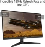 ASUS TUF Gaming 24” (23.8 inch viewable) 1080P Monitor (VG249Q3A) - Full HD, 180Hz, 1ms, Fast IPS, Extreme Low Motion Blur, FreeSync Premium, Speakers, DisplayPort, HDMI, Variable Overdrive, 99% Srgb - Image 3