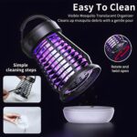 Zurligi Bug Zapper for Outdoor & Indoor, Mosquito Zapper with LED Light, Insect Zapper Electric Fly Traps, Insect Control Efficiency of 99.99%, Perfect for Backyard Patio Home (Black) - Image 7