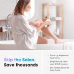 Oreeth IPL Laser Hair Removal Device for Women & Men - Home 45°F Ice-Cooling Contact for Painless & Long-Lasting Results, 86% Hair Reduction in 3 Weeks for Full Body & Bikini Line, White - Image 5