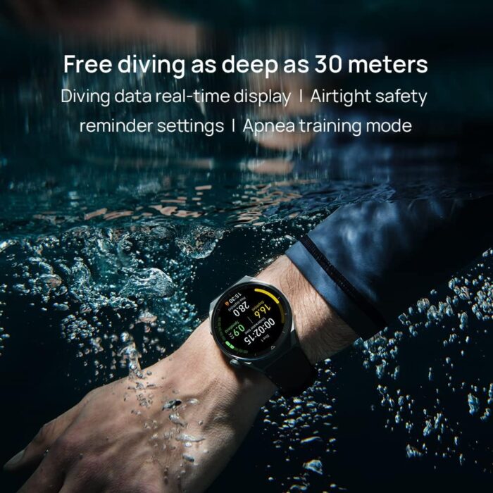 HUAWEI WATCH GT 3 Pro Smartwatch - Fitness Tracker and Health Monitor with Heart Rate, ECG & Blood Oxygen Monitoring - Long Lasting Battery Up to 2 Weeks - Sapphire Watch Dial - Bluetooth - 46" Black - Image 7