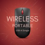 Lenovo 150 wireless mouse | 2.4G via USB-A Dongle | LED Optical Sensor | 1000 DPI | Black - [GY51L52638] - Image 2