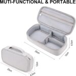 Portable Electronic Accessories Bag Organizer, Travel Gadgets Storage Case Cable Organizer Bag Compatible for Charger USB Cables SD Memory Cards Earphone Flash Hard Drive Phone Power Bank, M - Image 3