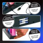 PATHEA Paladone Playstation Icons Light with 3 Light Modes - Music Reactive Game Room Lighting (PS4), Multi-Colour - Image 6