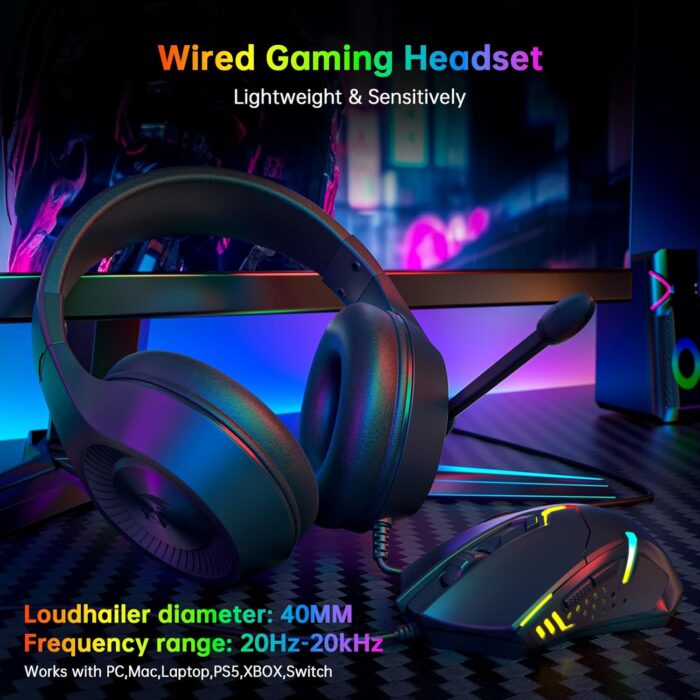Redragon S101 Wired Rgb Backlit Gaming 4 In 1 Combo - Image 6