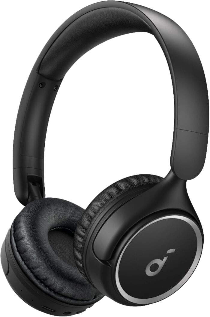 soundcore By Anker H30i Wireless On-Ear Headphones, Foldable Design, Pure Bass, 70H Playtime, Bluetooth 5.3, Lightweight and Comfortable, App Connectivity, Multipoint Connection