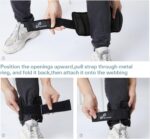 Sportneer Adjustable Ankle Weights: 1 Pair 0.9/1.8/2.7/3.6/4.5 kg Wrist Weights Leg Weights for Women Men Gym Fitness Workout Walking Jogging 2.2 kg per Ankle, 4.5 kg per Pair - Image 7